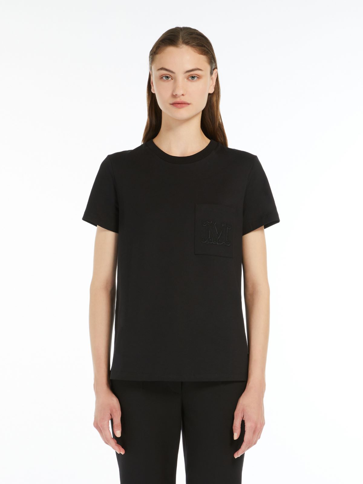 Cotton jersey T-shirt - BLACK - 2