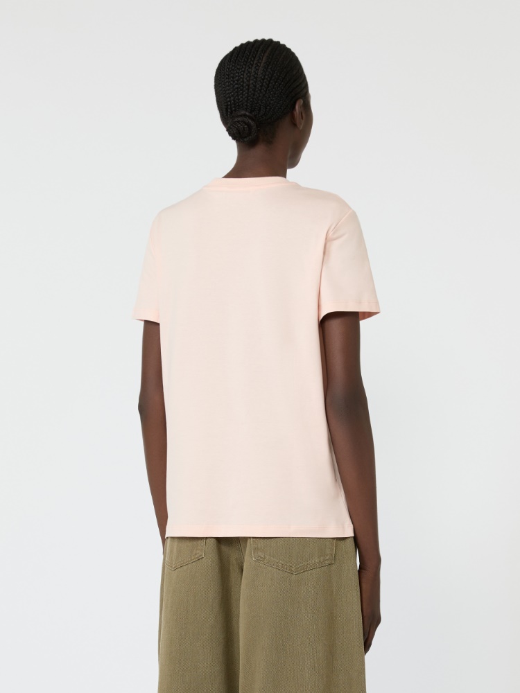 Cotton jersey T-shirt - PINK - 3
