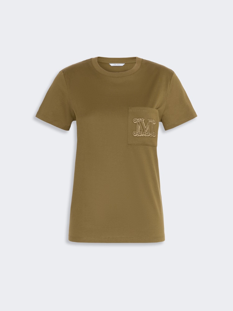 Cotton jersey T-shirt - KAKI - 5