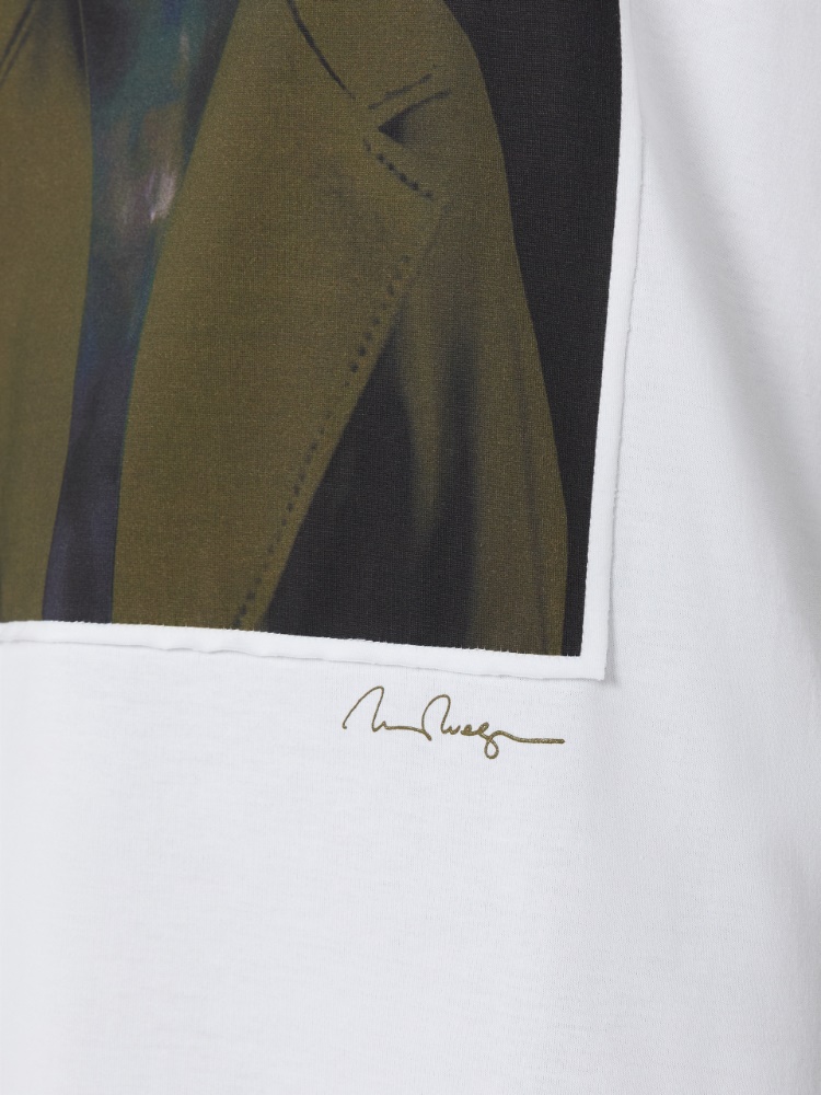 Iconic print-adorned jersey T-shirt - WHITE - 4