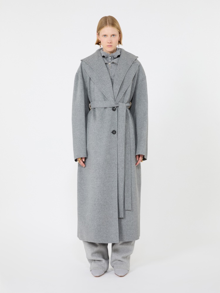 Oversized pure wool coat - MEDIUM GREY - Max Mara - 2