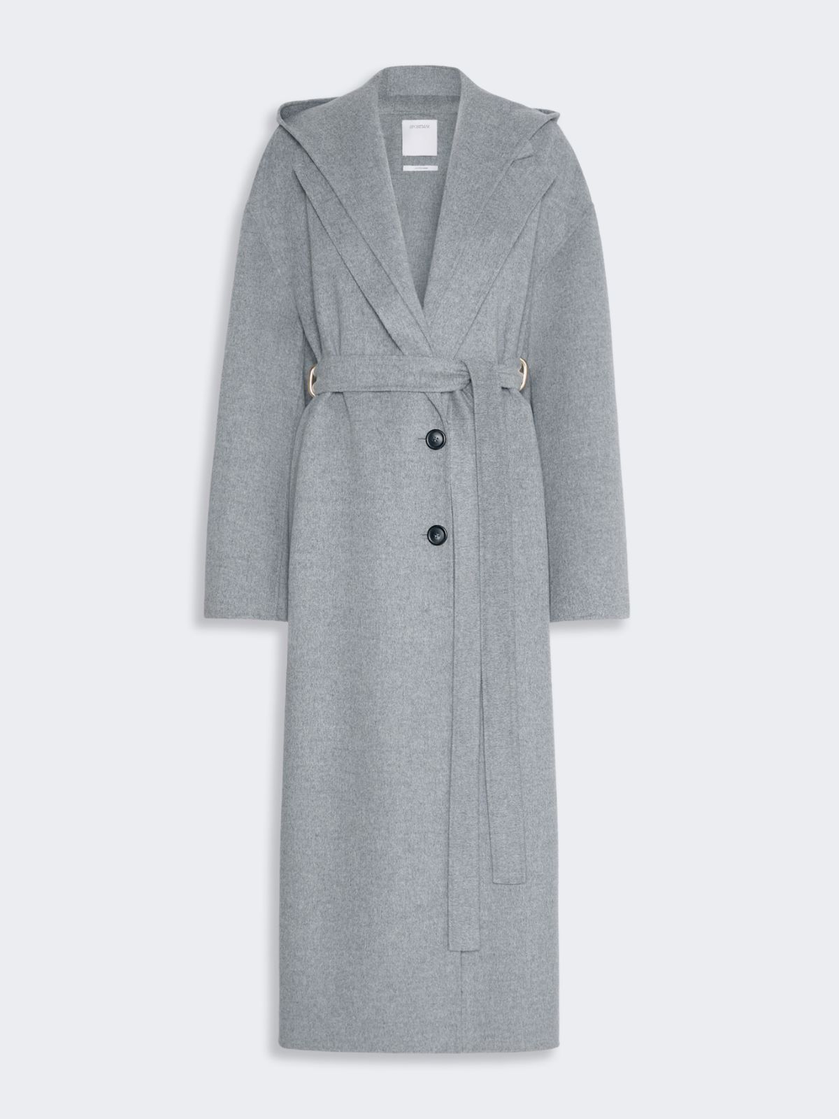 Oversized pure wool coat - MEDIUM GREY - Max Mara - 5