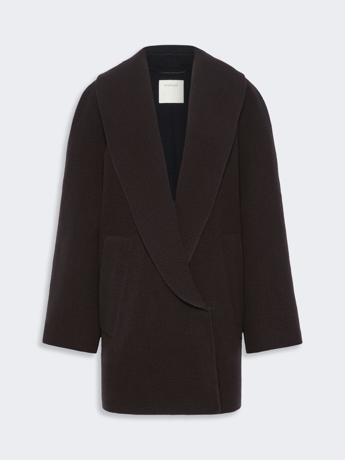 Wool and cashmere heavy jacket - COFFEE - Max Mara - 5