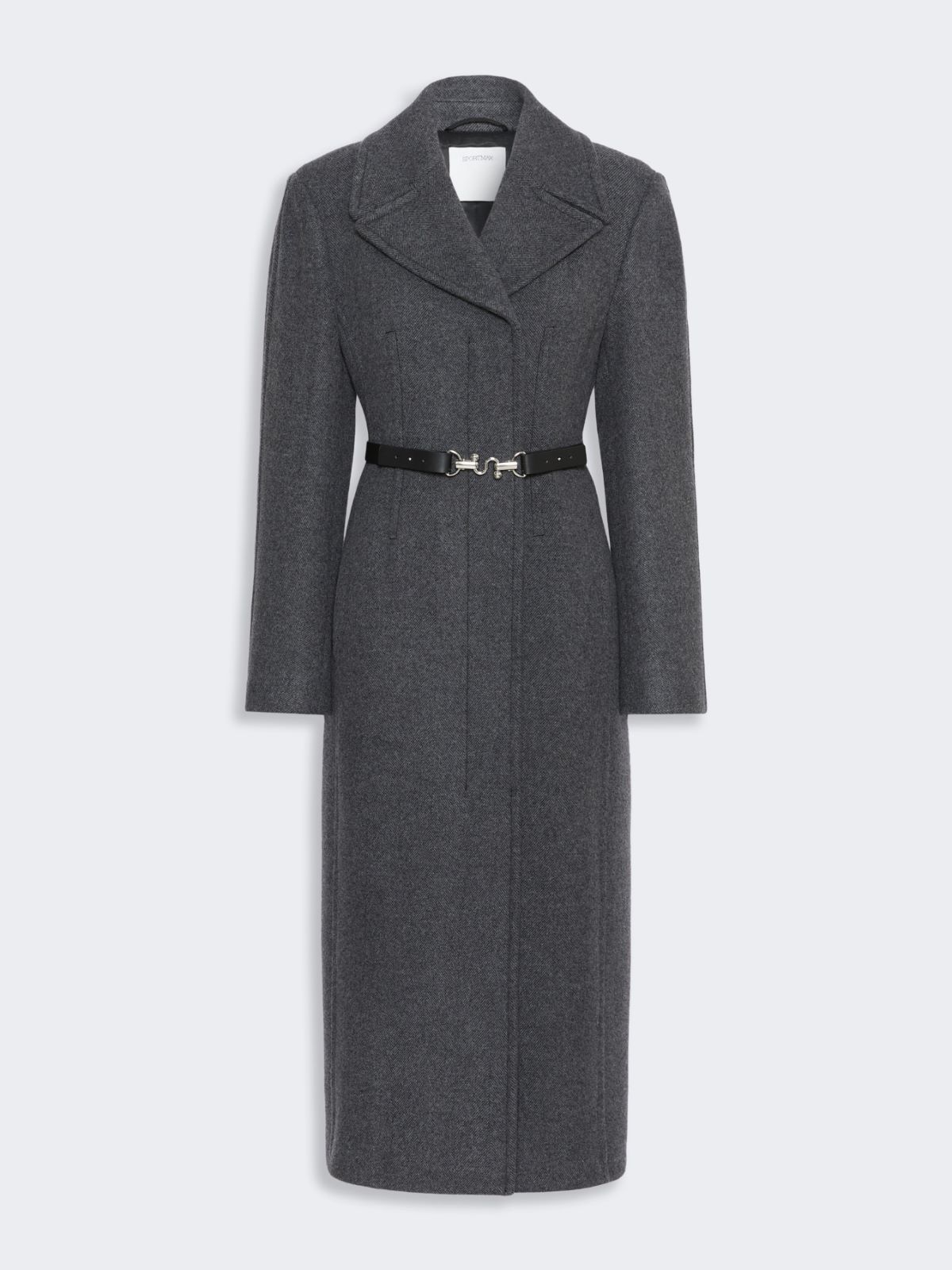 Abrigo largo de lana pura - NEGRO - Max Mara - 5