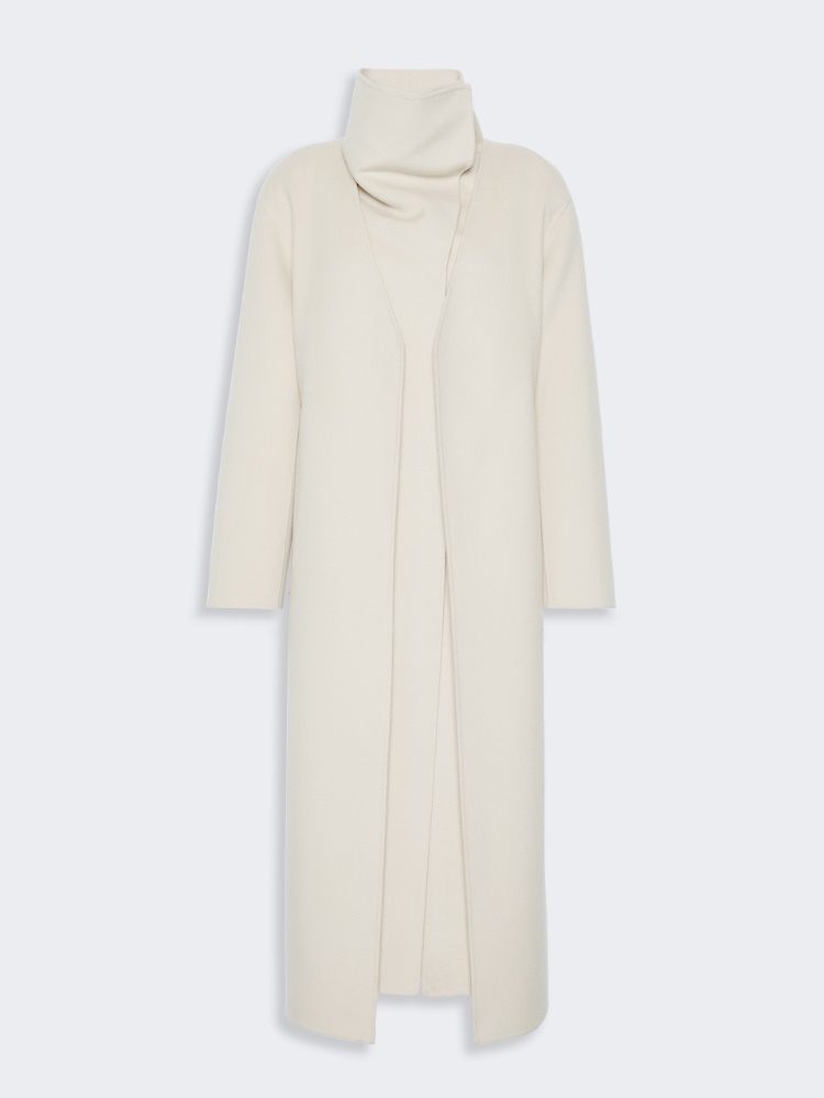 Long pure wool coat - POWDER