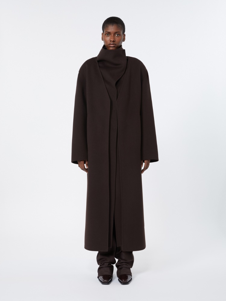 Abrigo largo de lana pura - CAFE - Max Mara - 2