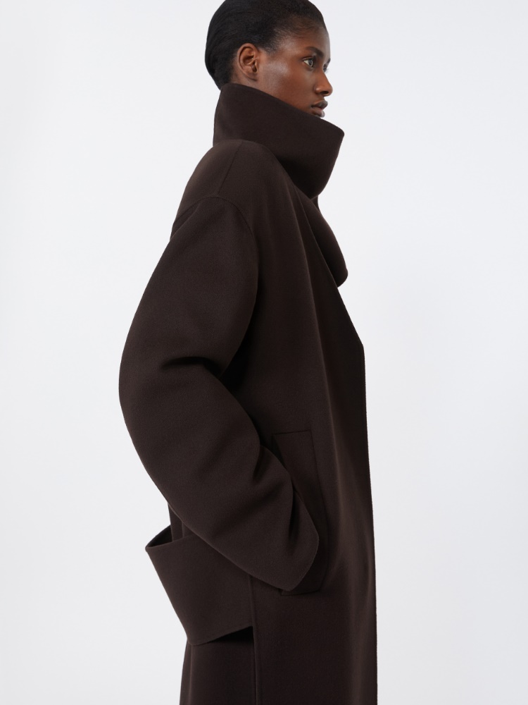Abrigo largo de lana pura - CAFE - Max Mara - 4