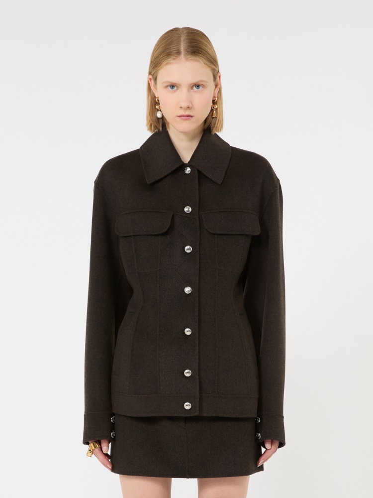 Pure wool jacket - CHOCOLATE - Max Mara - 2