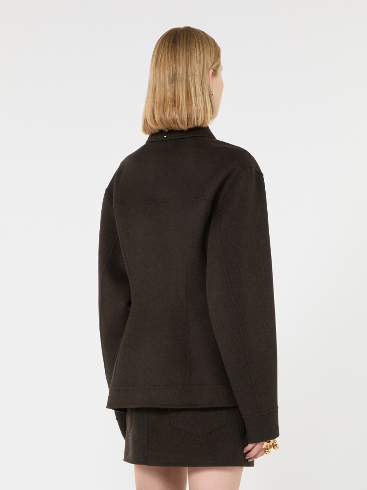 Pure wool jacket - CHOCOLATE - Max Mara - 3