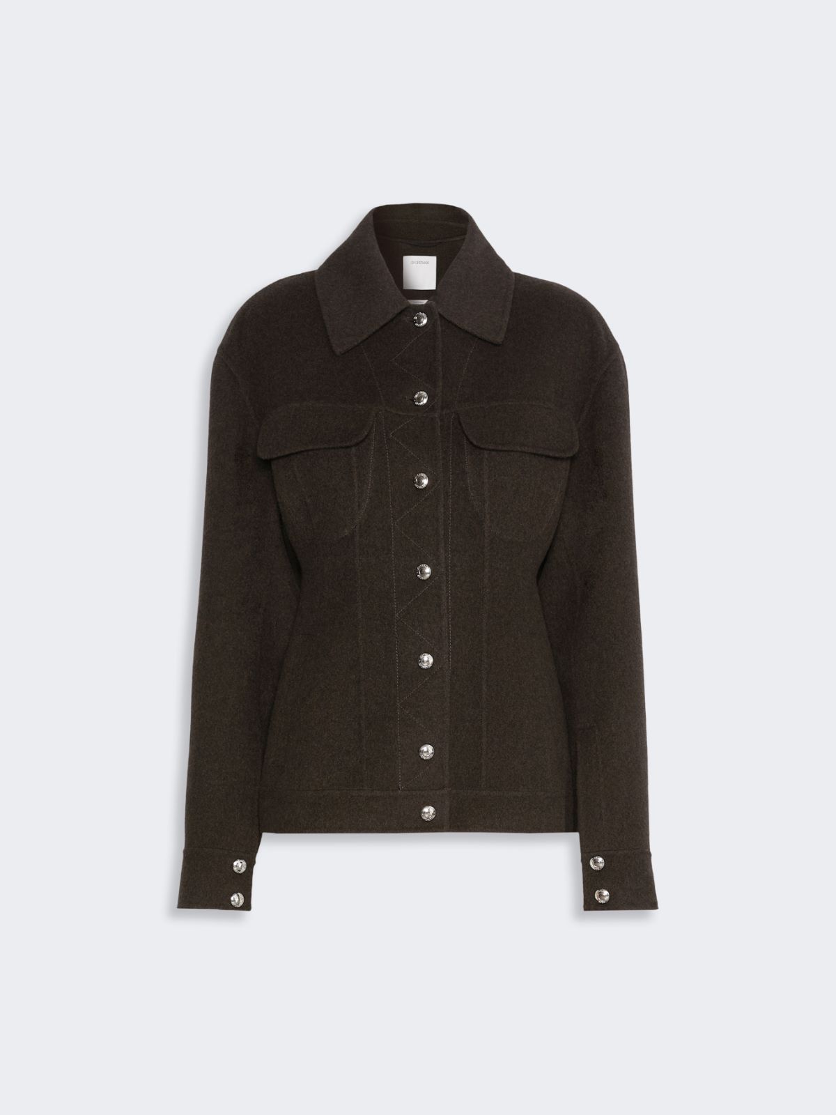 Pure wool jacket - CHOCOLATE - Max Mara - 7