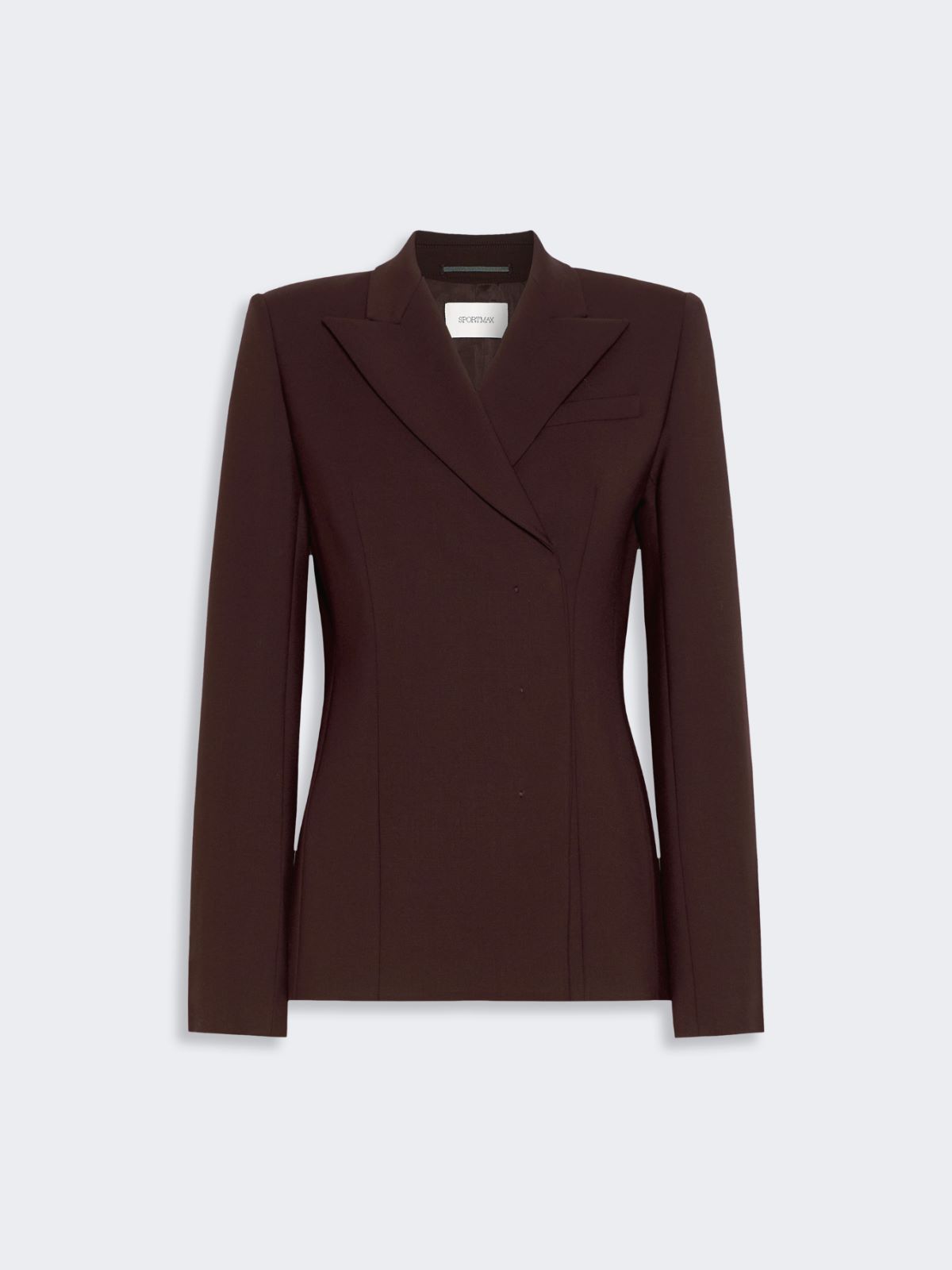 Stretch wool tailored jacket - PLUM - Max Mara - 6