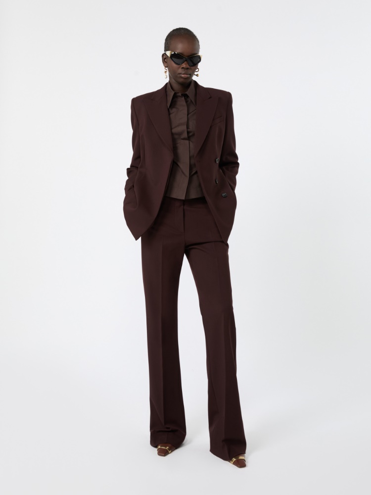 Stretch wool tailored jacket + PLUM - Max Mara