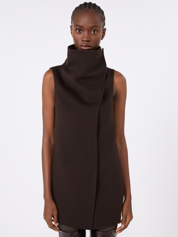 Straight pure wool jacket - COFFEE - Max Mara - 5