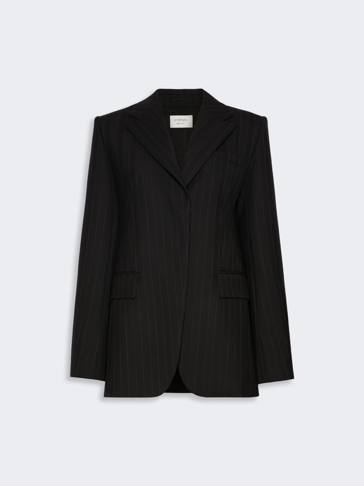 Stretch wool-blend blazer - BLACK - Max Mara - 6