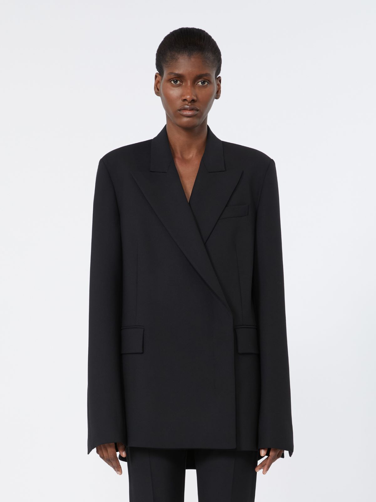 Maßgeschneiderter Blazer aus Techno-Wolle - SCHWARZ - Max Mara - 2
