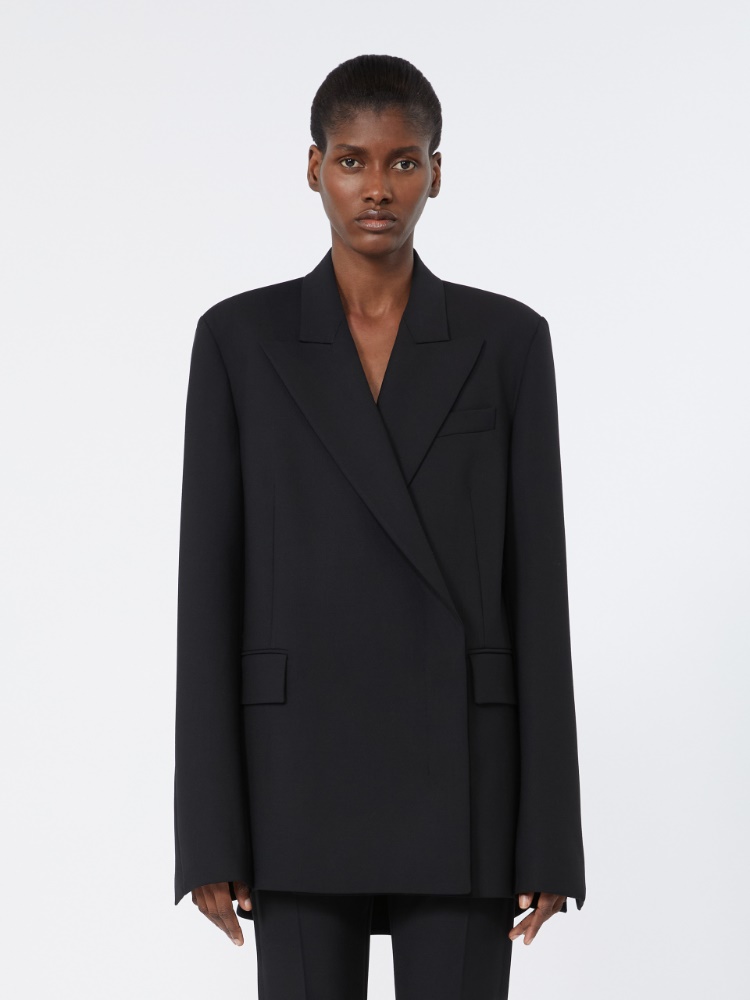 Maßgeschneiderter Blazer aus Techno-Wolle - SCHWARZ - Max Mara - 2