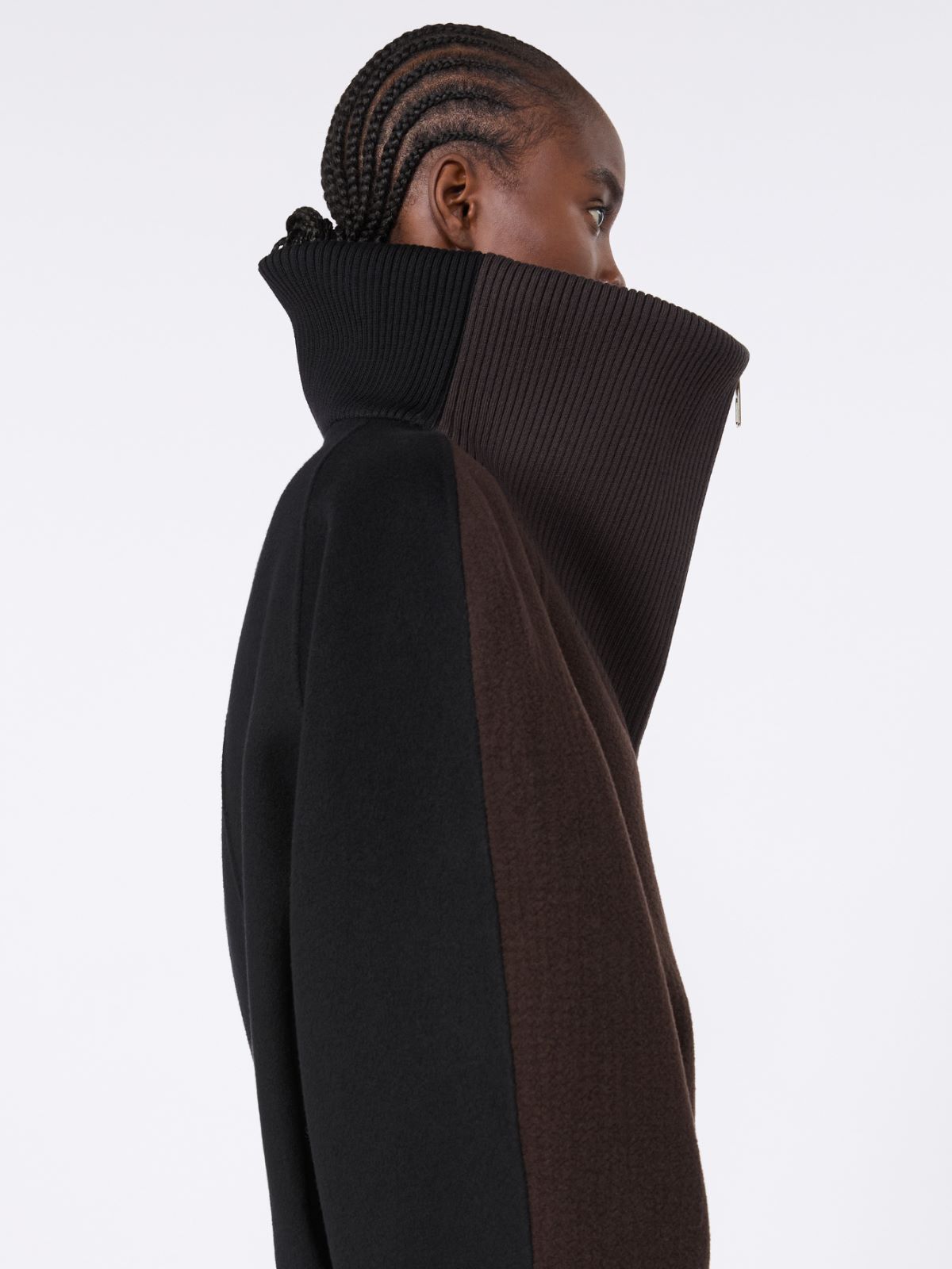 Chaquetón corto de lana y cachemira - CAFE - Max Mara - 5