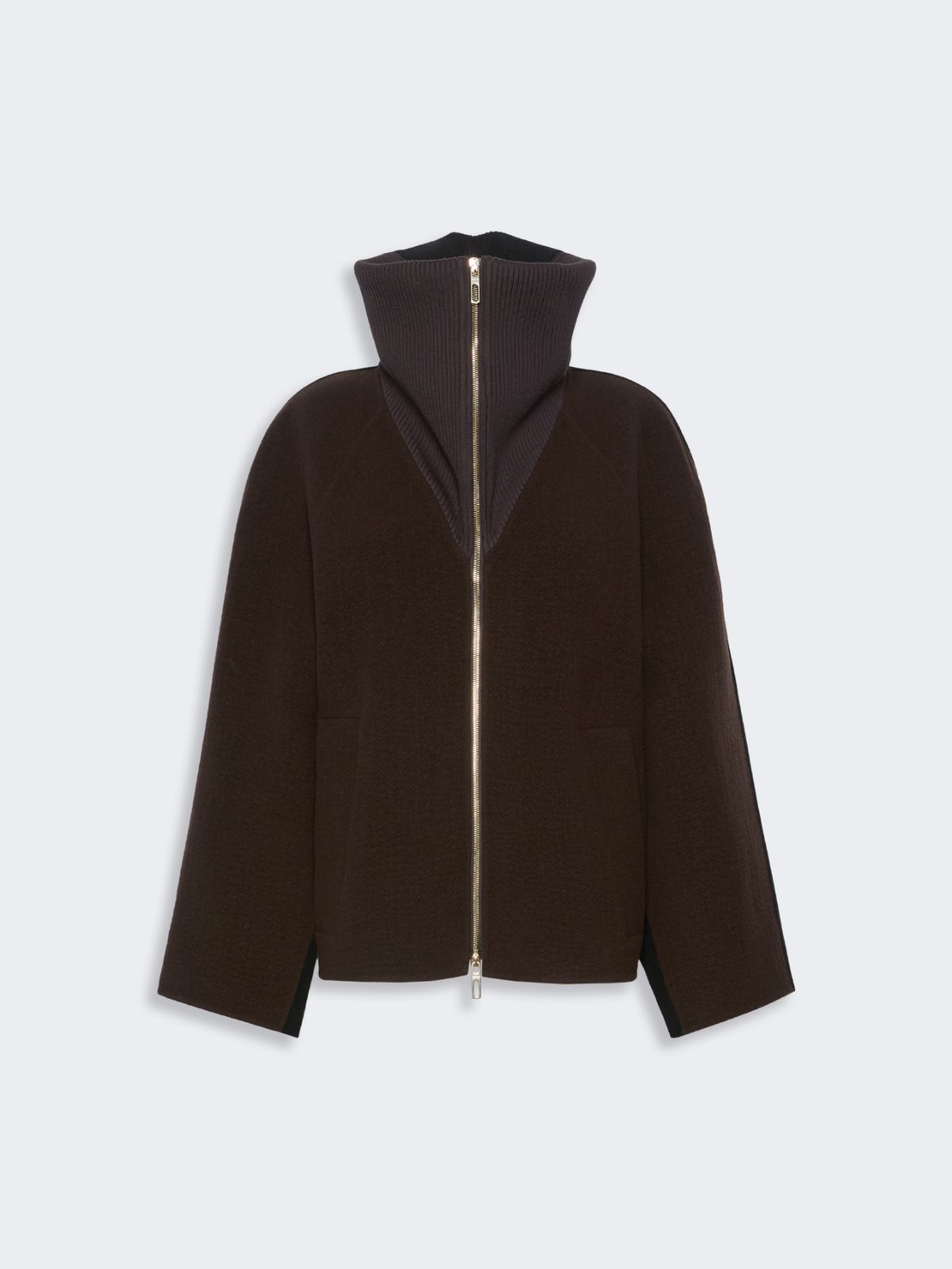 Chaquetón corto de lana y cachemira - CAFE - Max Mara - 6