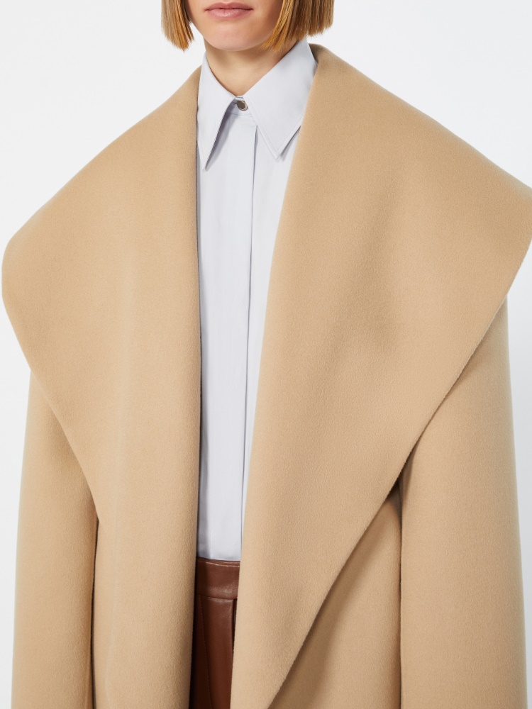 Pure wool double fabric jacket - CAMEL - 5