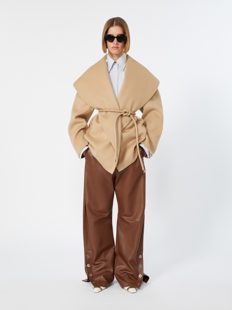 Pure wool double fabric jacket + CAMEL - Max Mara
