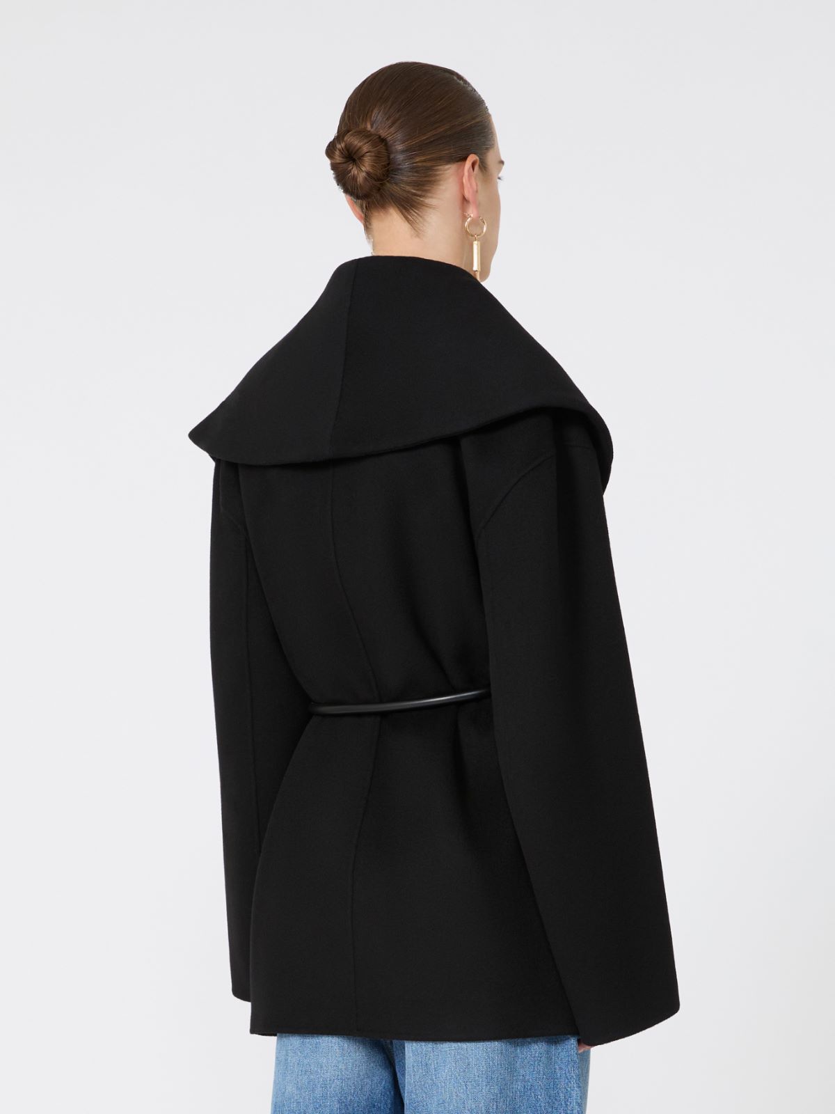 우과레 버진울 코트 - BLACK - Max Mara - 3