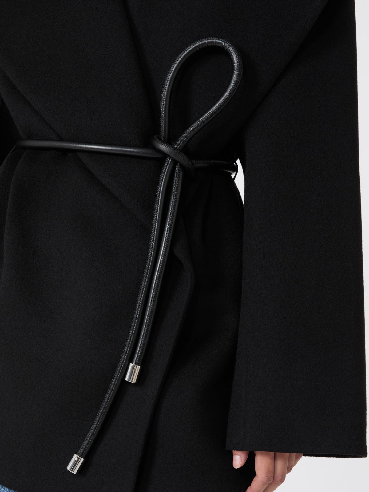 우과레 버진울 코트 - BLACK - Max Mara - 5
