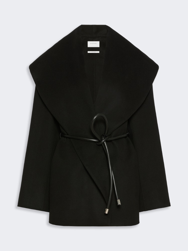 우과레 버진울 코트 - BLACK - Max Mara - 6