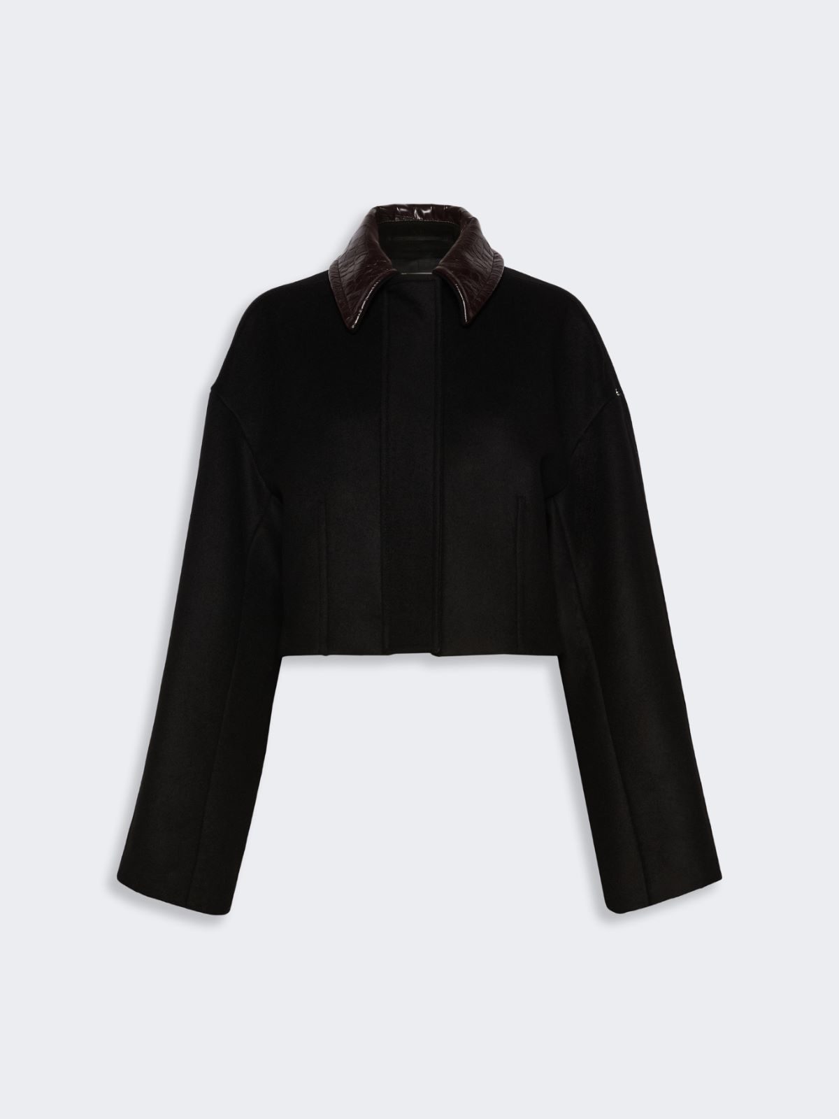 Boxy pure wool jacket - BLACK - Max Mara - 6