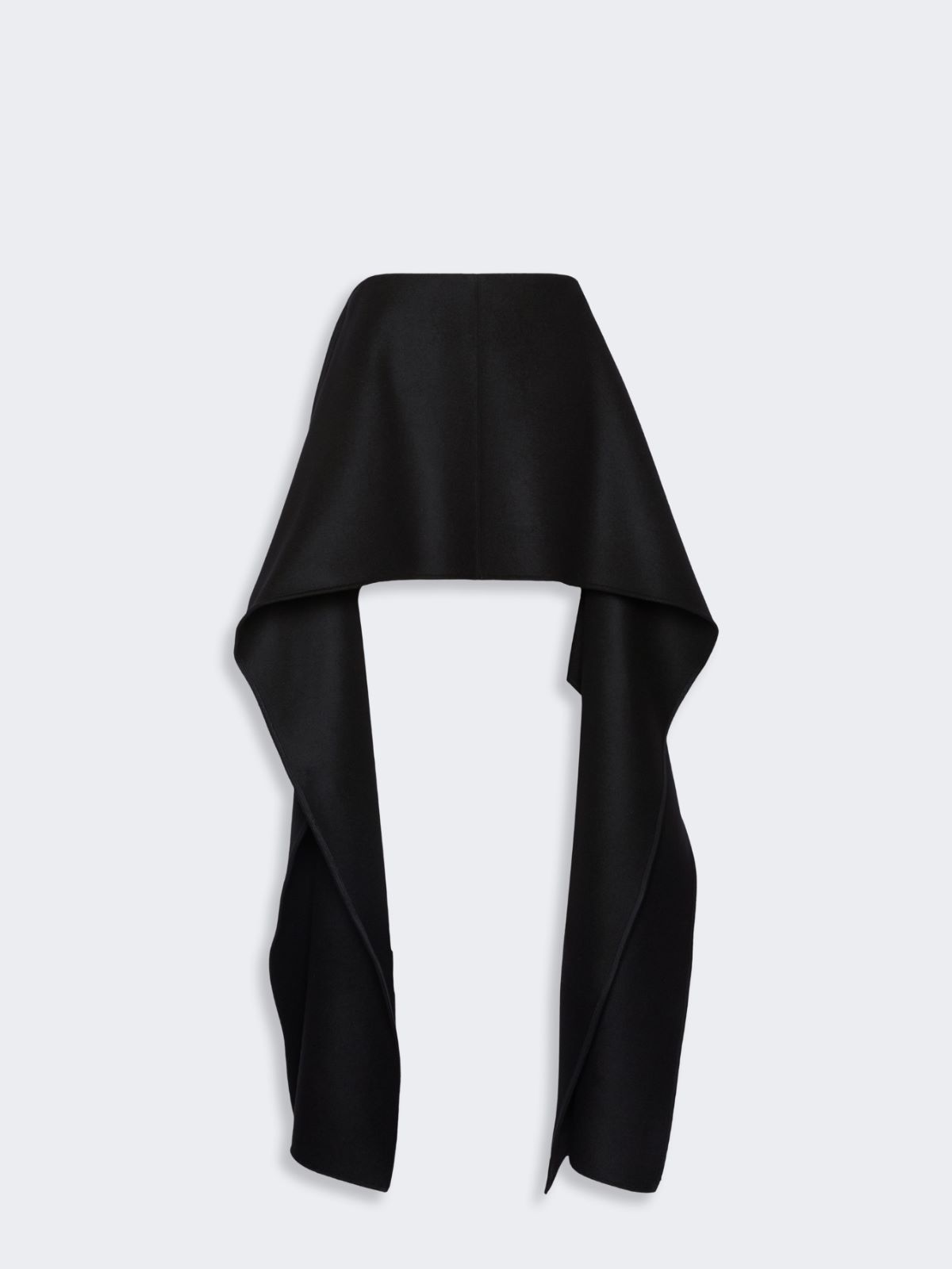 Minifalda de lana con drapeados - NEGRO - Max Mara - 5