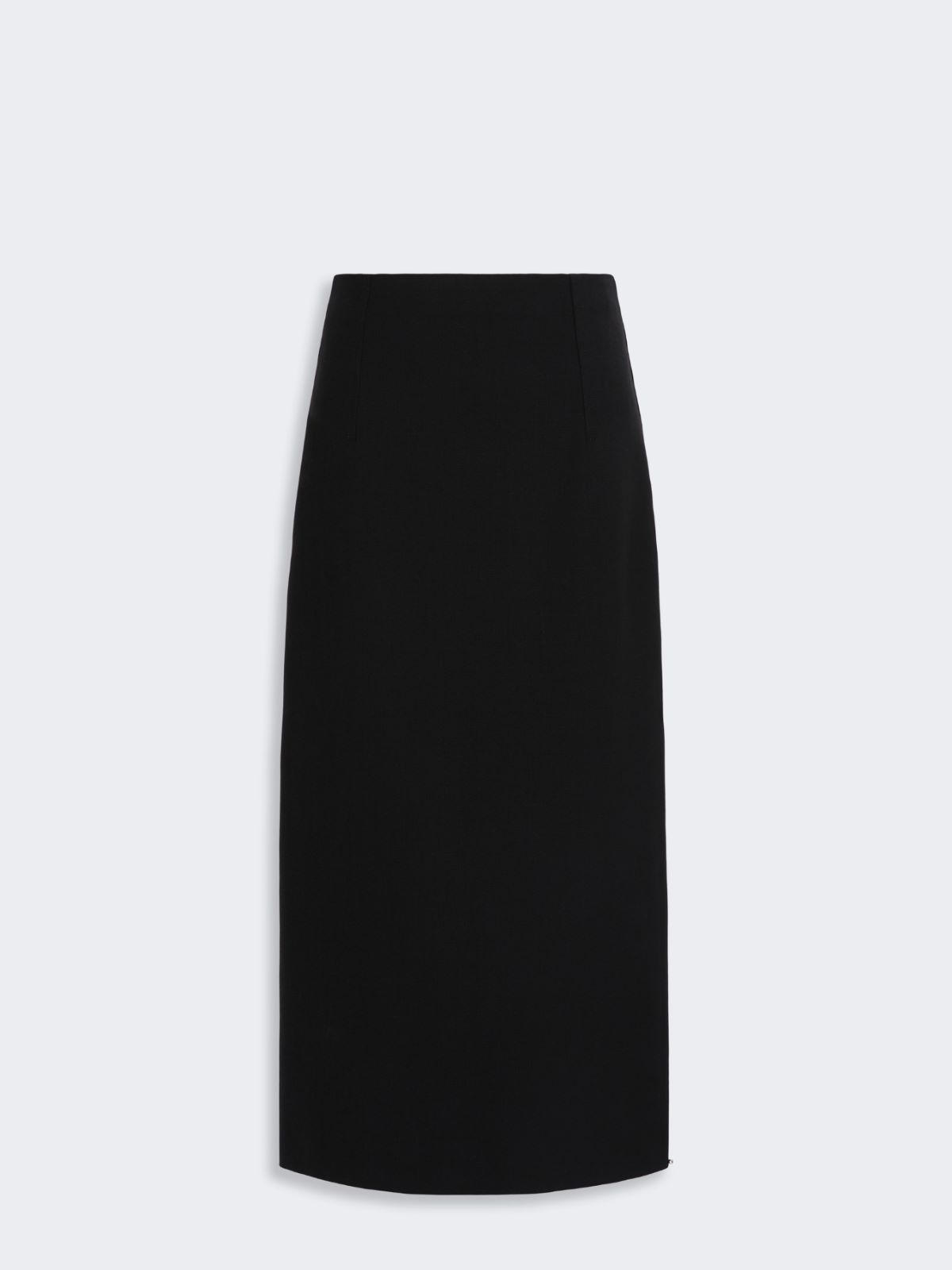 Gonna aderente in lana stretch - NERO - Max Mara - 4