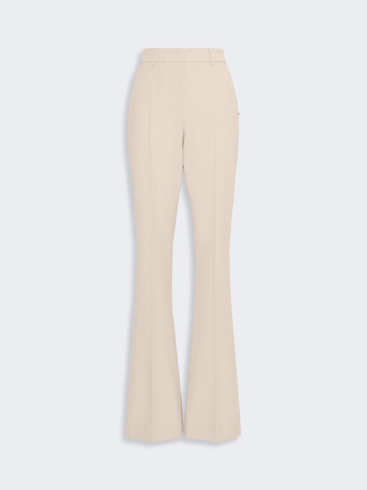 Flared stretch wool trousers - BEIGE - Max Mara - 5