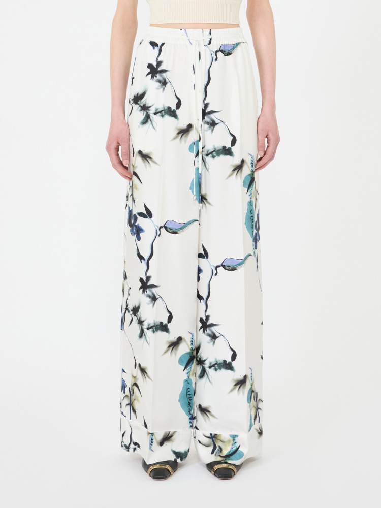 Silk pyjama trousers