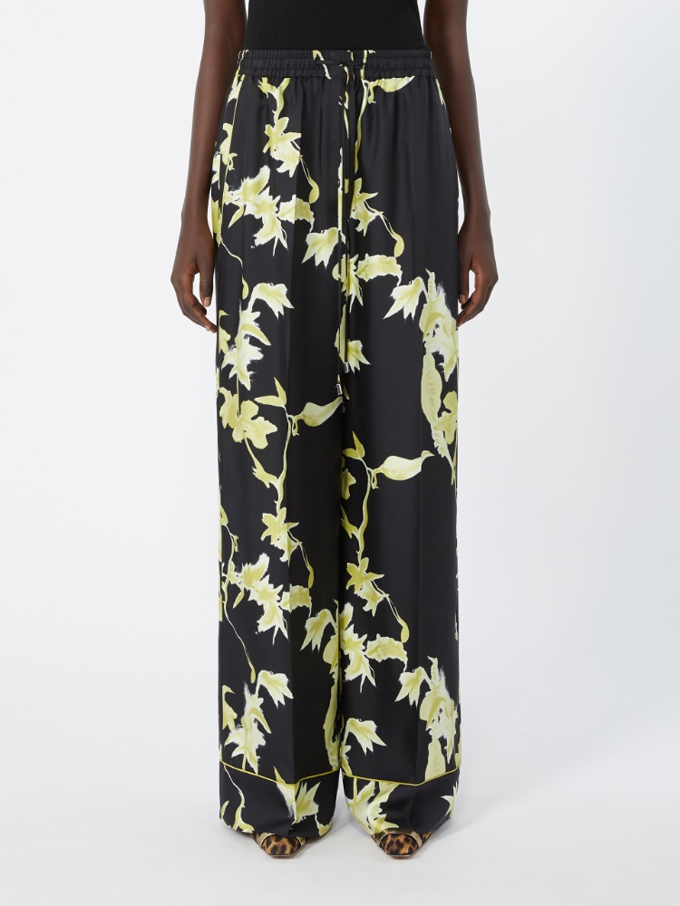 Silk pyjama trousers
