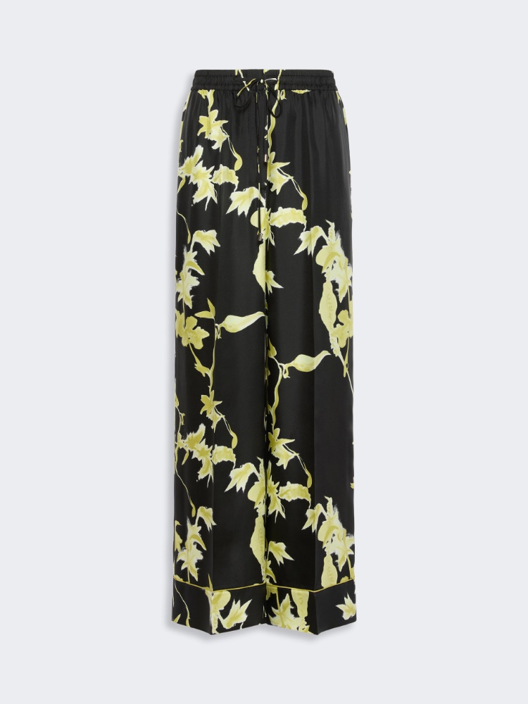 Silk pyjama trousers
