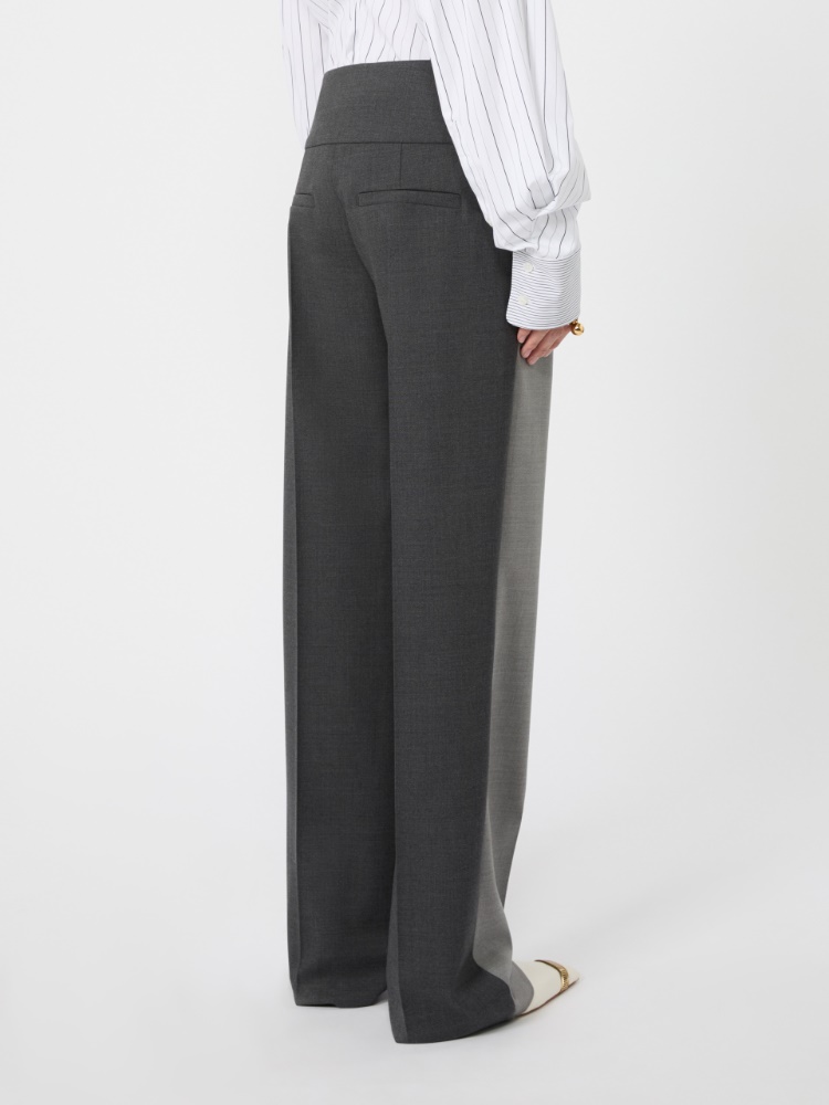 Stretch wool trousers - MEDIUM GREY - Max Mara - 3