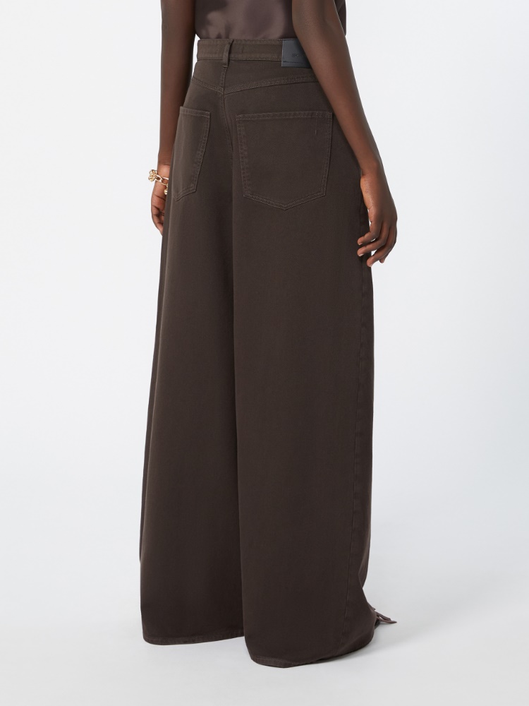 Oversized jeans - CHOCOLATE - 3
