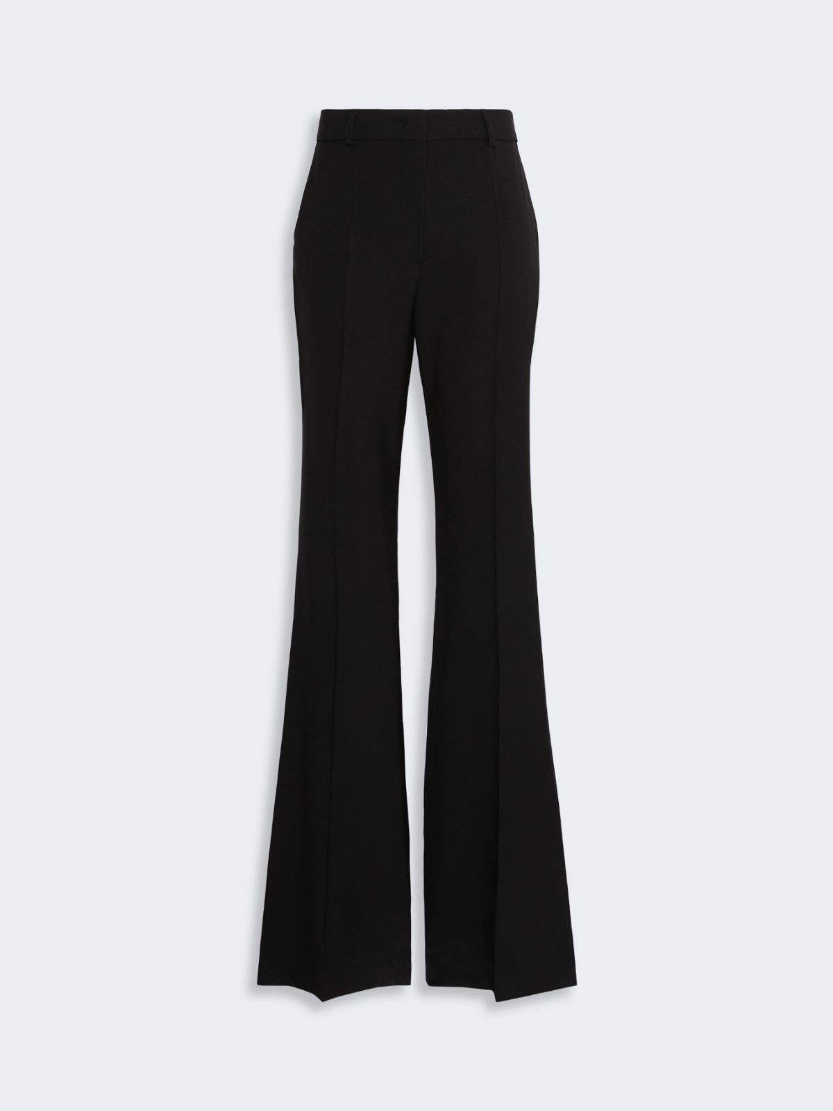Slim flared wool trousers - BLACK - Max Mara - 5