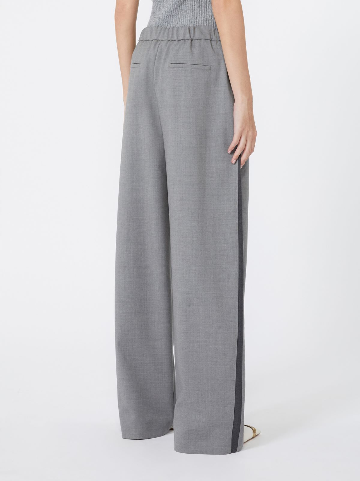[アチェリ] ピュア ウール ジョガー パンツ - MEDIUM GREY - マックスマーラ公式サイト - 3