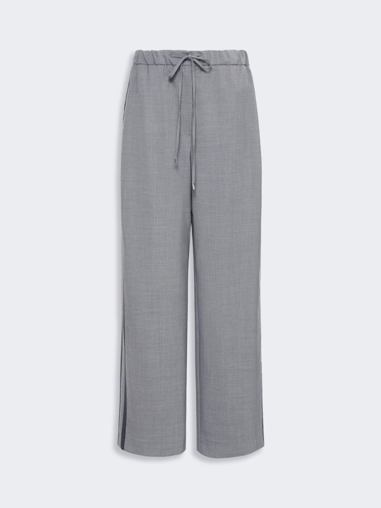 [アチェリ] ピュア ウール ジョガー パンツ - MEDIUM GREY