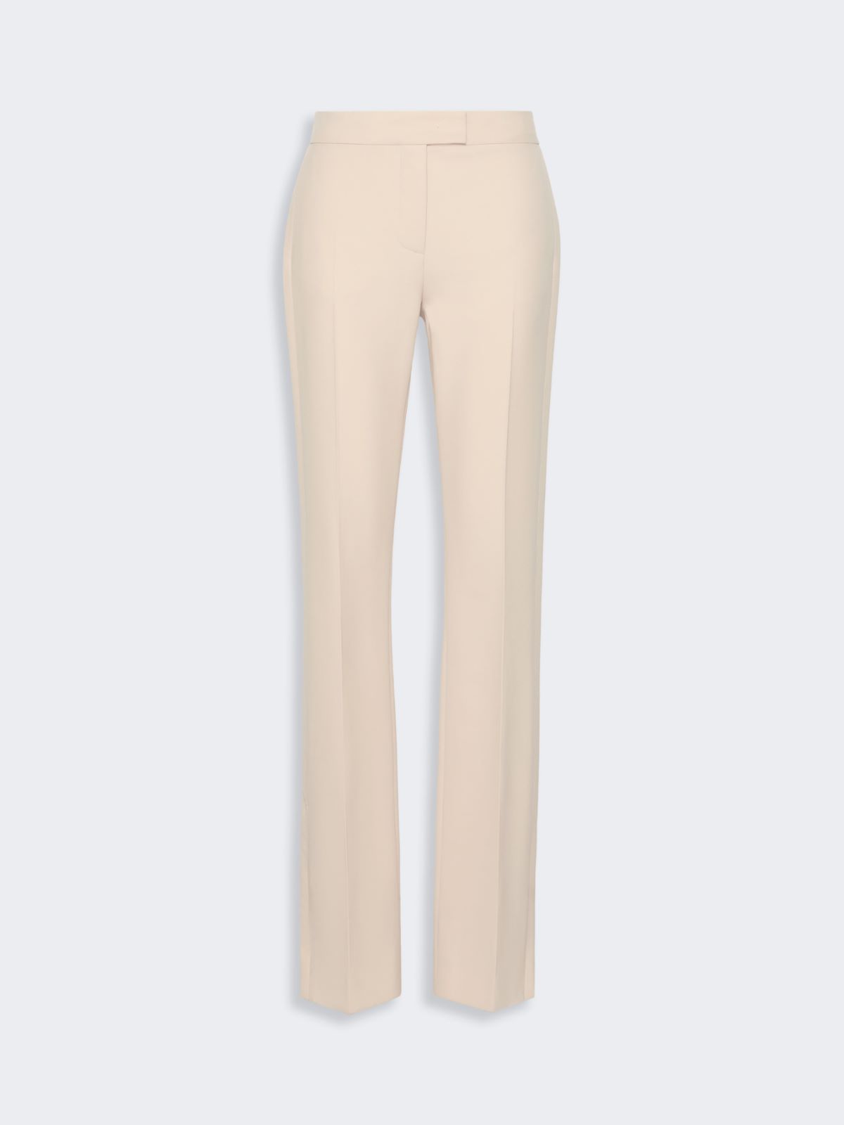 Double technical wool slim flared trousers - IVORY - Max Mara - 4