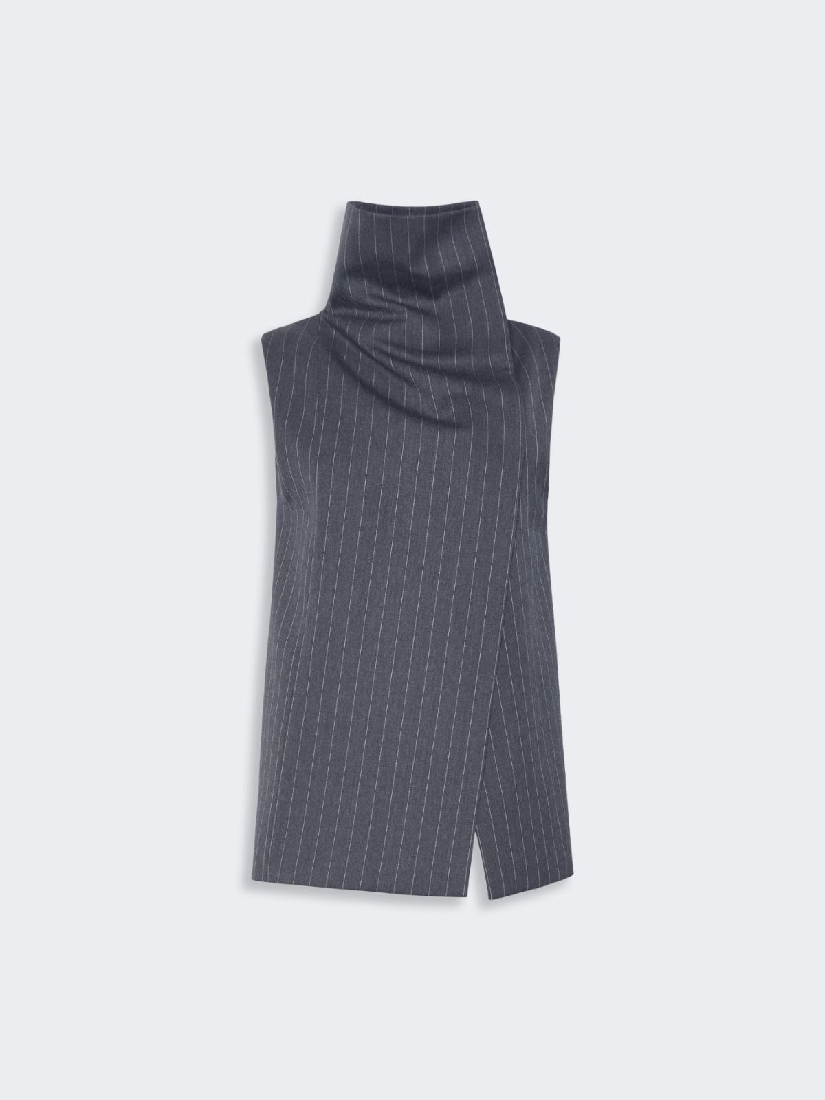 Sleeveless wool top - MEDIUM GREY - Max Mara - 6