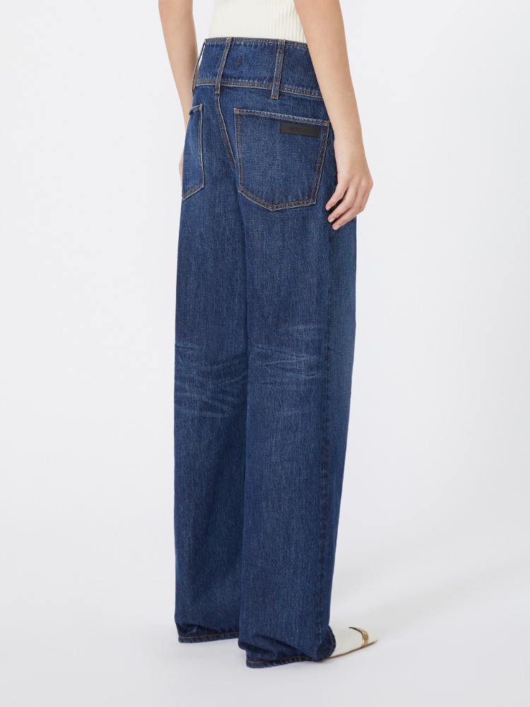 Denim 5-pocket trousers - MIDNIGHTBLUE - Max Mara - 3