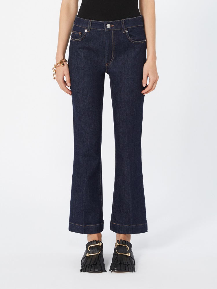 New mini flare stretch jeans - ULTRAMARINE - 2