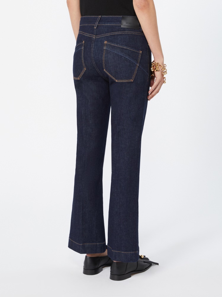 New mini flare stretch jeans - ULTRAMARINE - 3