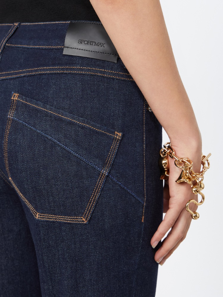 New mini flare stretch jeans - ULTRAMARINE - 4