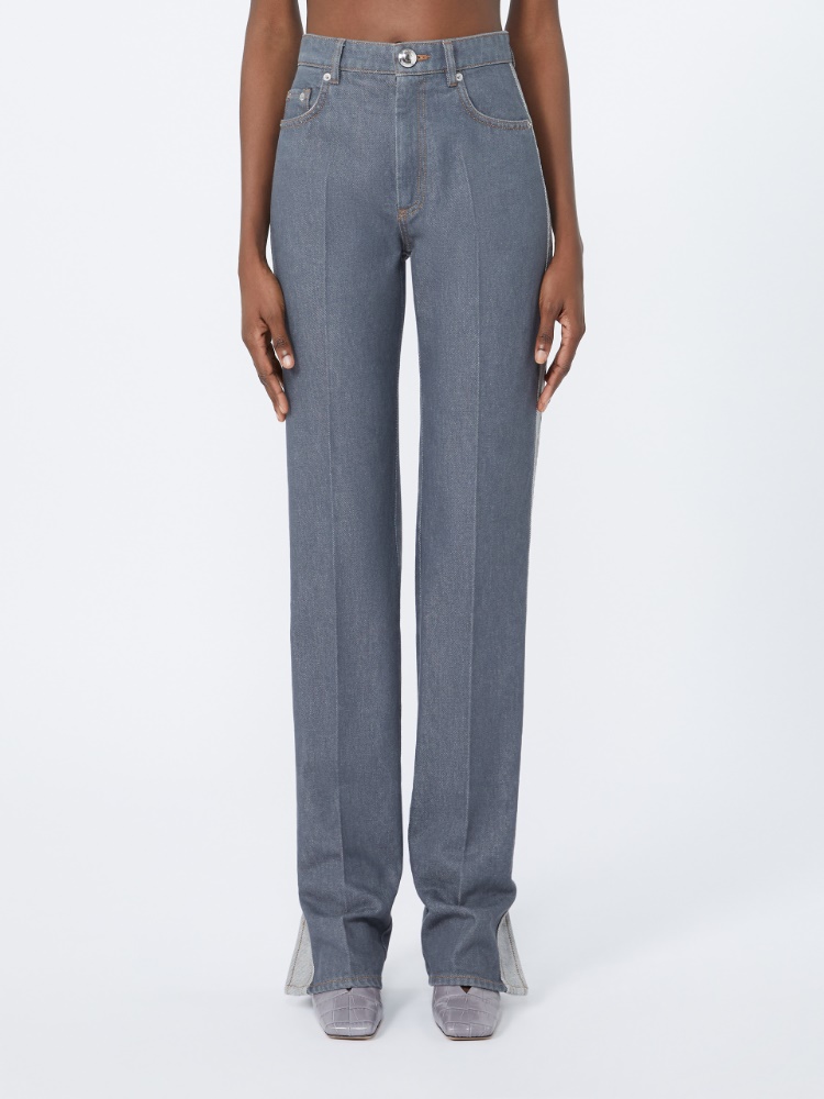 Low-waisted jeans - MEDIUM GREY - Max Mara - 2
