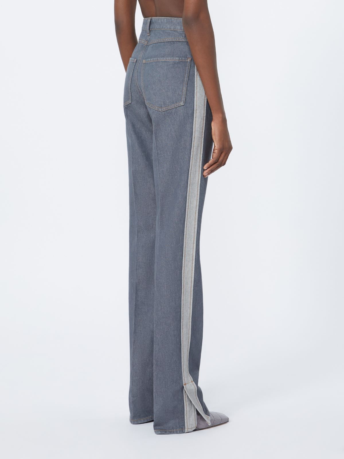 Low-waisted jeans - MEDIUM GREY - Max Mara - 3