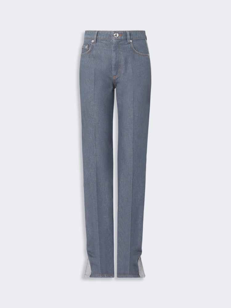 Low-waisted jeans - MEDIUM GREY - Max Mara - 5
