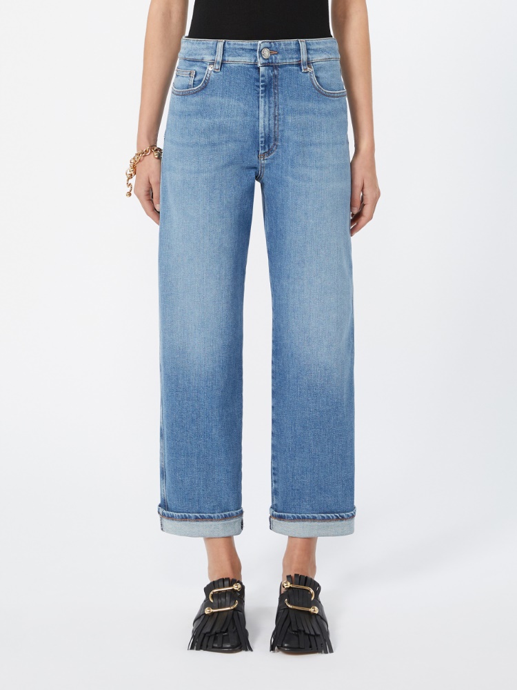 [カラッファ] ストレッチ デニム パンツ - ULTRAMARINE - Max Mara - 2