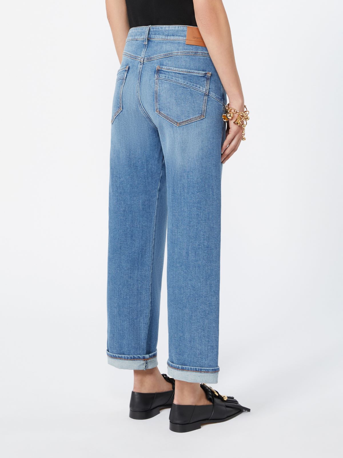 [カラッファ] ストレッチ デニム パンツ - ULTRAMARINE - Max Mara - 3